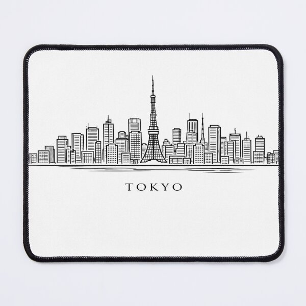 Item preview, Tokyo Line Art | Tokyo Skyline Outline | Tokyo Tower Minimalist Illustration designed and sold by CLOUTKULT.