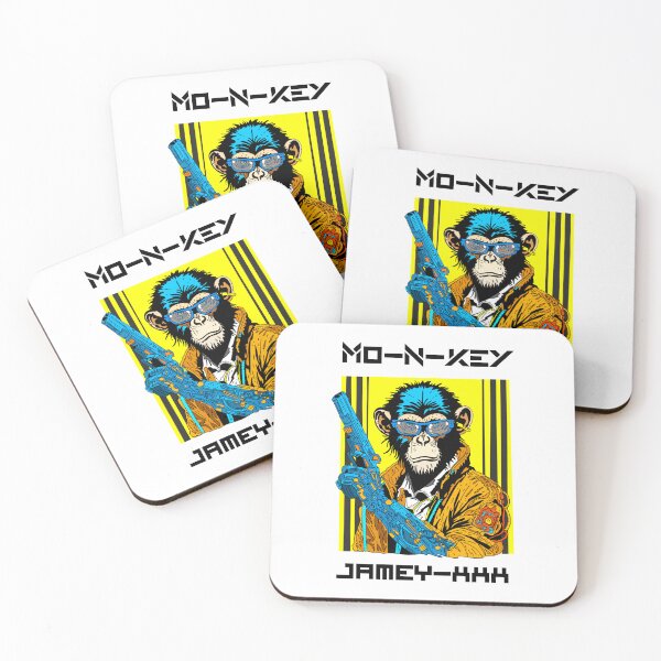 Item preview, Monkey Cop Retro Art designed and sold by givememytees.