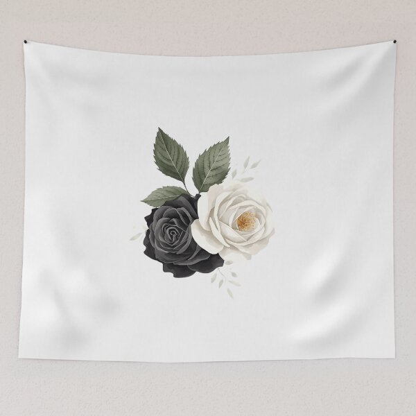 Item preview, Black and white rose  designed and sold by uunaa.