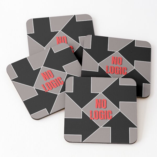 Item preview, No Logic Arrows Design. Abstract Chaos Concept Minimal Graphic for Programmers, Engineers & Thinkers designed and sold by NilofaDesigns.