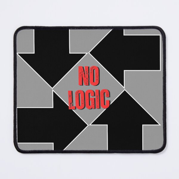 Item preview, No Logic Arrows Design. Abstract Chaos Concept Minimal Graphic for Programmers, Engineers & Thinkers designed and sold by NilofaDesigns.