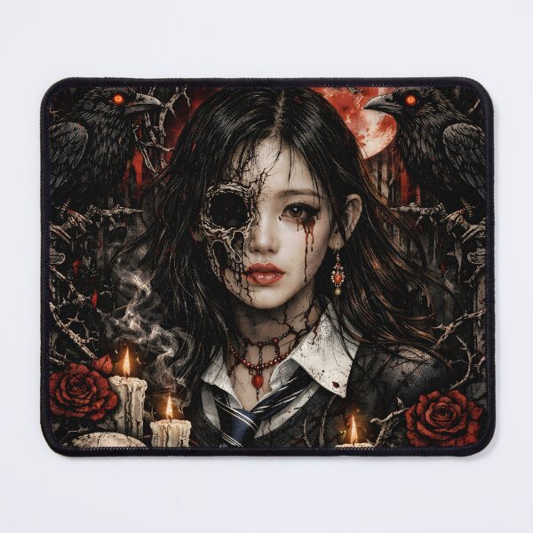 Item preview, Rora BABYMONSTER Dark Academia Occult Fanart Sticker designed and sold by Valereekmerch.