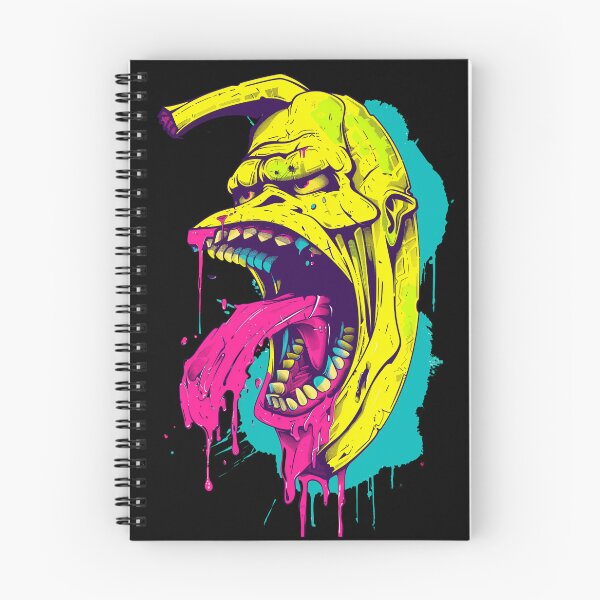 Item preview, Raging Monster Banana Neon Drip Street Art designed and sold by EhrenGeneration.