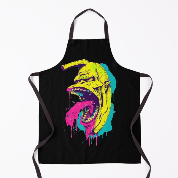 Item preview, Raging Monster Banana Neon Drip Street Art designed and sold by EhrenGeneration.