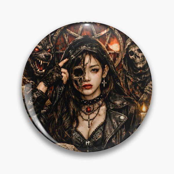 Item preview, Rora BABYMONSTER Grim Reaper Wolf Gothic Fanart designed and sold by Valereekmerch.