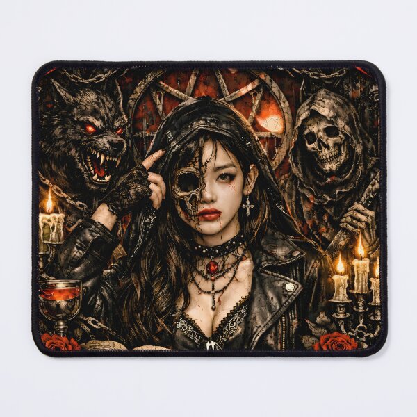 Item preview, Rora BABYMONSTER Grim Reaper Wolf Gothic Fanart designed and sold by Valereekmerch.