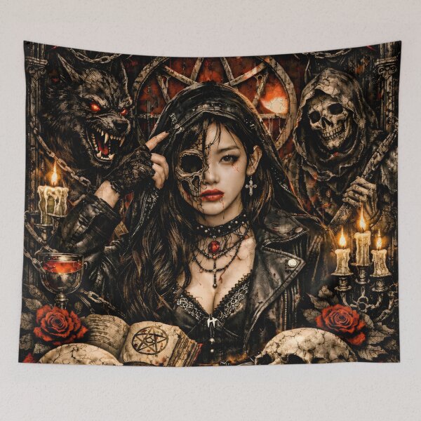 Item preview, Rora BABYMONSTER Grim Reaper Wolf Gothic Fanart designed and sold by Valereekmerch.