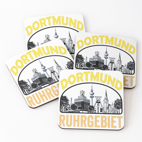 Item preview, Dortmund skyline illustration, Ruhr area, local motif designed and sold by AdCoL.