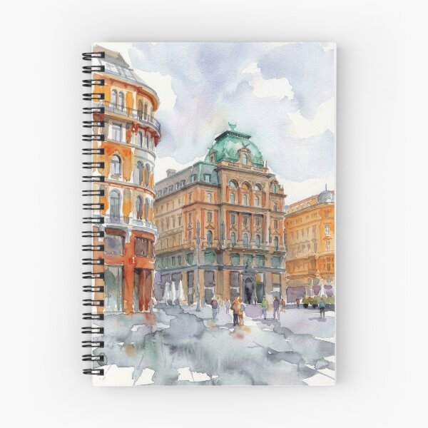 Item preview, Vienna Stock-im-Eisen Watercolor designed and sold by caracatita75.