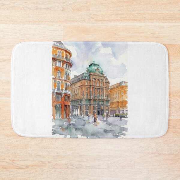 Item preview, Vienna Stock-im-Eisen Watercolor designed and sold by caracatita75.