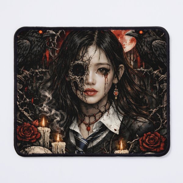 Item preview, Rora BABYMONSTER Sacred Vampire Cathedral Fanart Sticker designed and sold by Valereekmerch.