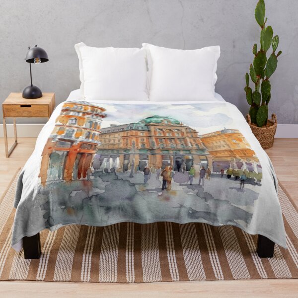 Item preview, Vienna Stock-im-Eisen Watercolor designed and sold by caracatita75.