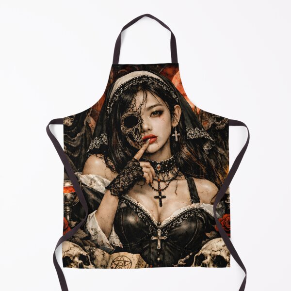 Item preview, Rora BABYMONSTER Dark Nun Occult Fanart Sticker designed and sold by Valereekmerch.