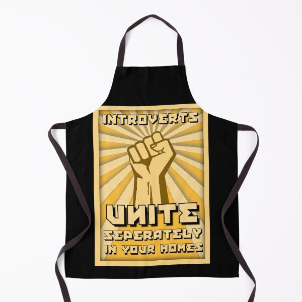 Item preview, Funny propaganda-style poster introverts unite designed and sold by Zeroskillanimat.