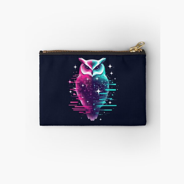 Item preview, Neon Owl – Cosmic Digital Glitch Design designed and sold by Dogandesighn.