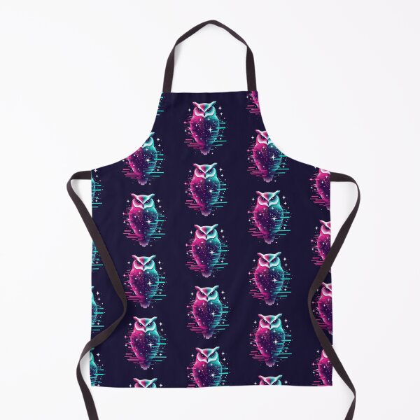 Item preview, Neon Owl – Cosmic Digital Glitch Design designed and sold by Dogandesighn.