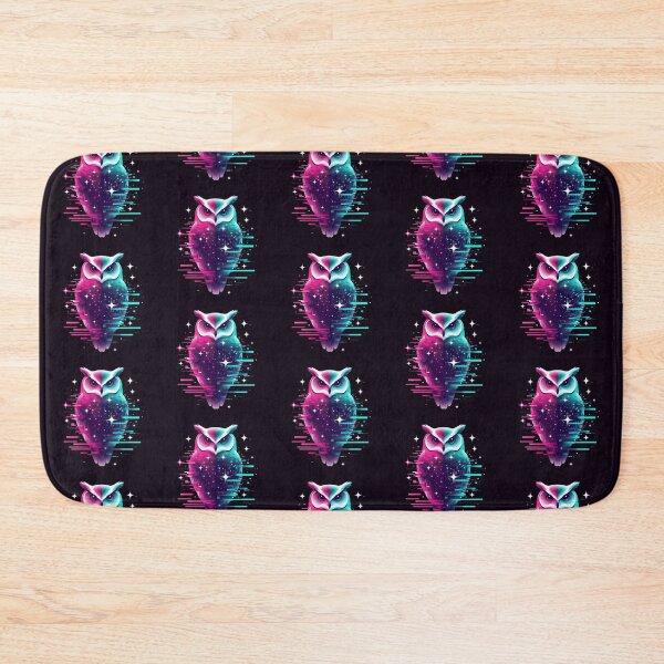 Item preview, Neon Owl – Cosmic Digital Glitch Design designed and sold by Dogandesighn.