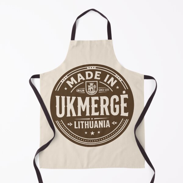 Item preview, Made in Ukmergė Lithuania Brown Badge designed and sold by EimSol.