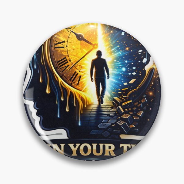Item preview, Own Your Time – Time Is Freedom Premium Motivational Sticker designed and sold by Wander Pop Studio.