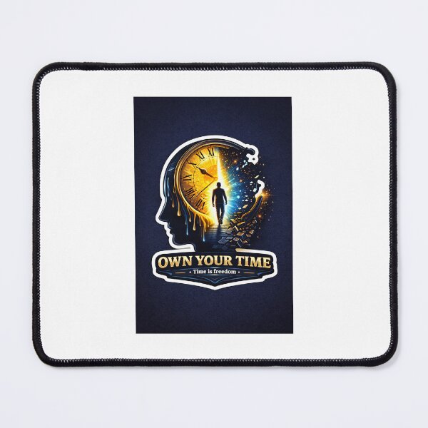 Item preview, Own Your Time – Time Is Freedom Premium Motivational Sticker designed and sold by Wander Pop Studio.