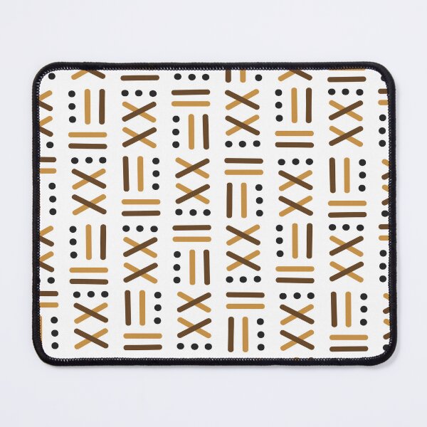 Item preview, Traditional Bogolan Pattern from Mali - Chic Ethnic Art designed and sold by Wolagno.
