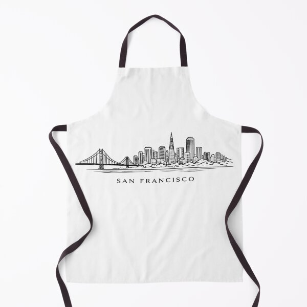 Item preview, San Francisco Line Art | SF Skyline Outline | Golden Gate Bridge Minimalist Illustration designed and sold by CLOUTKULT.