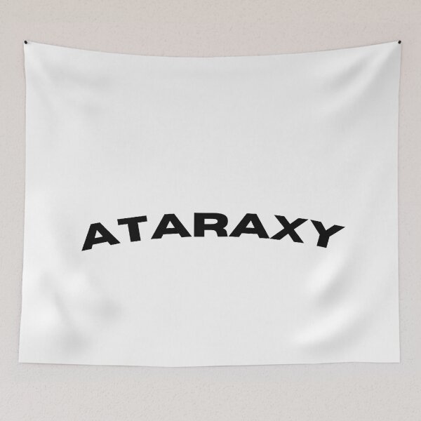 Item preview, Ataraxy Minimalist Typography - Peace of Mind designed and sold by CiNi13.