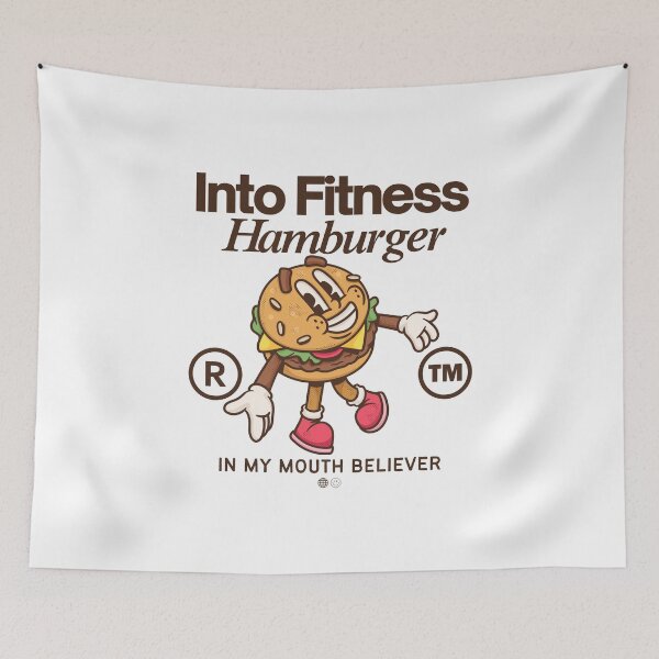 Item preview, Into fitness hamburger in my mouth believer designed and sold by Peerless-Prime.