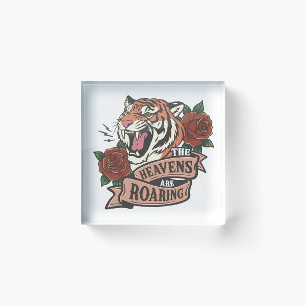 Item preview, The Heavens Are Roaring Tiger Roar Retro Vintage Design. designed and sold by ArwikaMateekul.