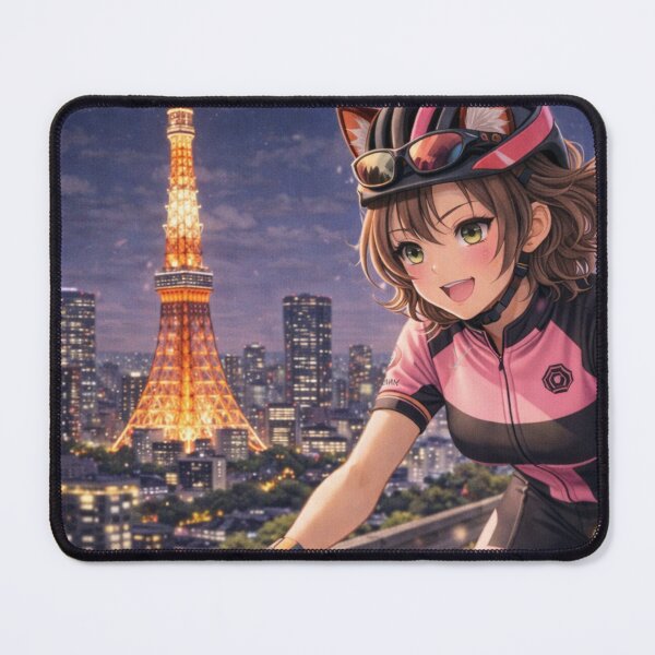 Item preview, Tokyo Night Ride – Cycling Under the Tower Lights designed and sold by RinaWorksJP.