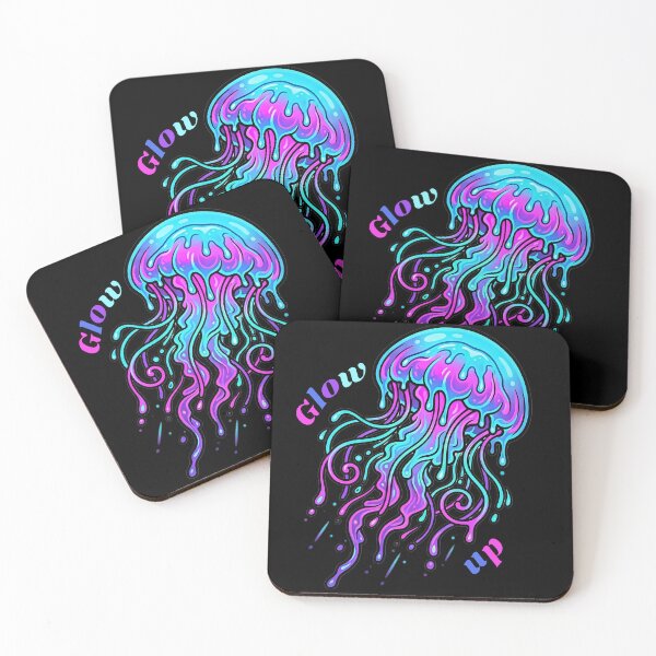 Item preview, Glow Up Jellyfish Neon Drip Aesthetic designed and sold by EhrenGeneration.