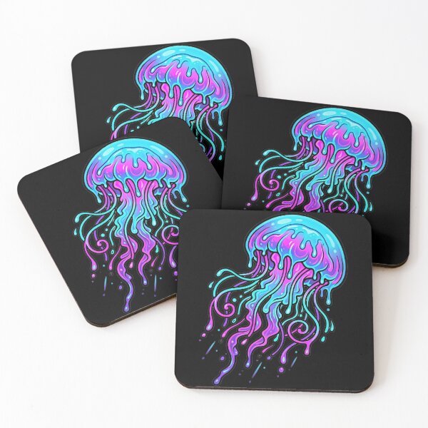 Item preview, Jellyfish Neon Drip Aesthetic designed and sold by EhrenGeneration.