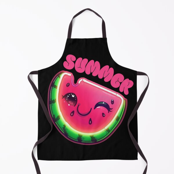 Artikelvorschau, Summer Vibe Watermelon - Cute Neon Glow - Kawaii Fruit Art entworfen und verkauft von EhrenGeneration.