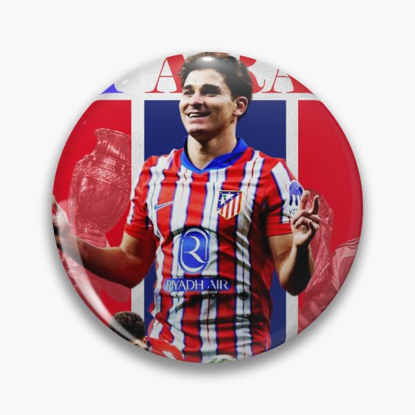 Item preview, Julian Alvarez Atletico Madrid Minimalist Poster - La Arana designed and sold by Af-RT10.