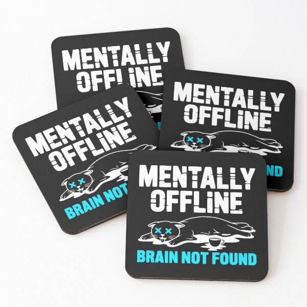 Item preview, Brain Not Found - Electric Blue Aesthetic designed and sold by MavtM.