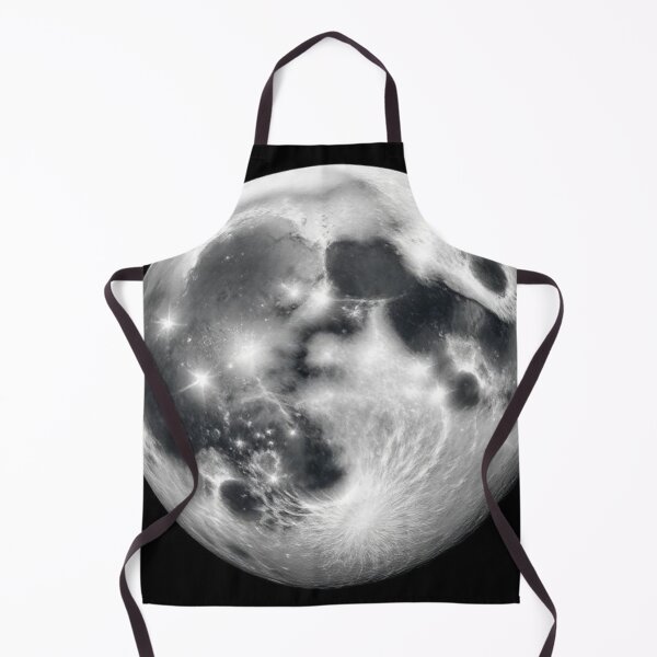 Item preview, Realistic moon in black and white designed and sold by RAISC.