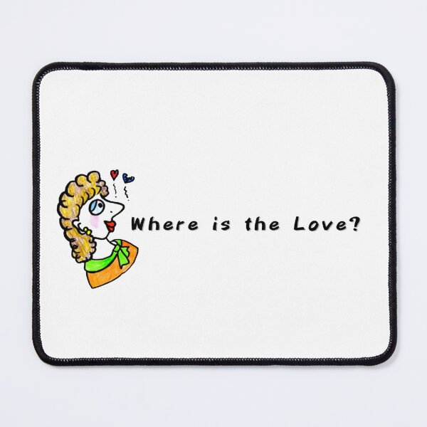 Item preview, Where Is the Love? Cute Hand Drawn Retro Style Illustration designed and sold by NANTONAKU〜なんとなく〜.