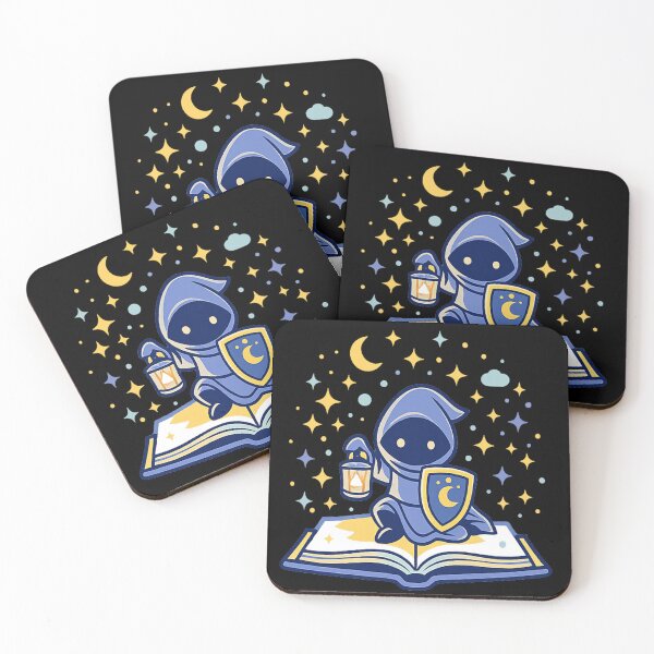Item preview, Little Night Guardian - Cute Fantasy Book Wizard designed and sold by myforestfog.