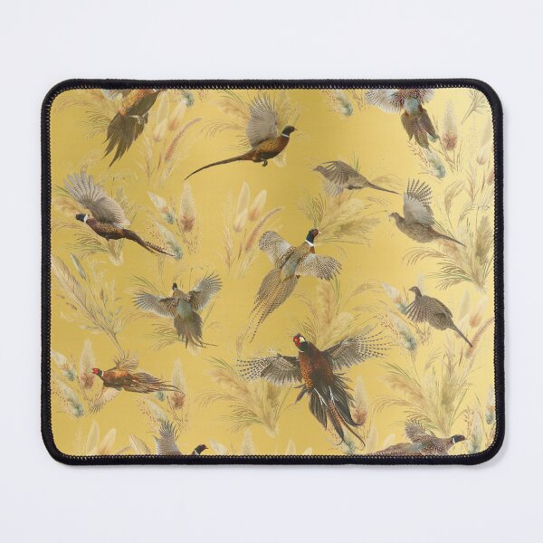 Item preview, Flying Pheasants on Golden Field ,  Wildlife Art designed and sold by TammyHunterArt.