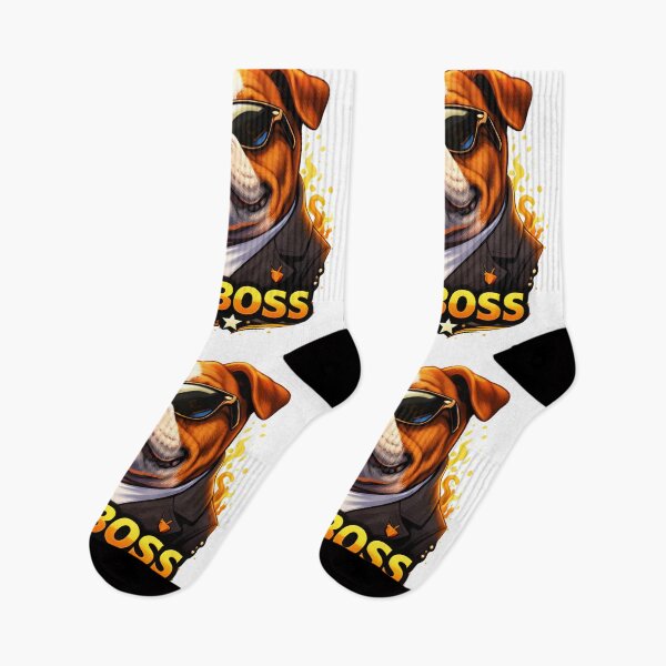 Item preview, Dog Boss Bulldog Sunglasses Cigar Funny Design designed and sold by R-B-Colors.