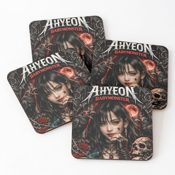 Item preview, Ahyeon BABYMONSTER Raven Queen Crimson Moon  designed and sold by Valereekmerch.