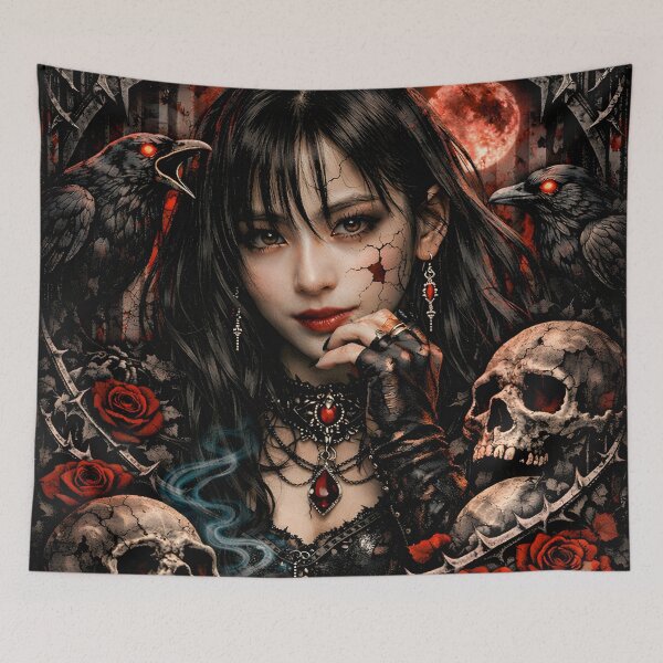 Item preview, Ahyeon BABYMONSTER Raven Queen Crimson Moon  designed and sold by Valereekmerch.