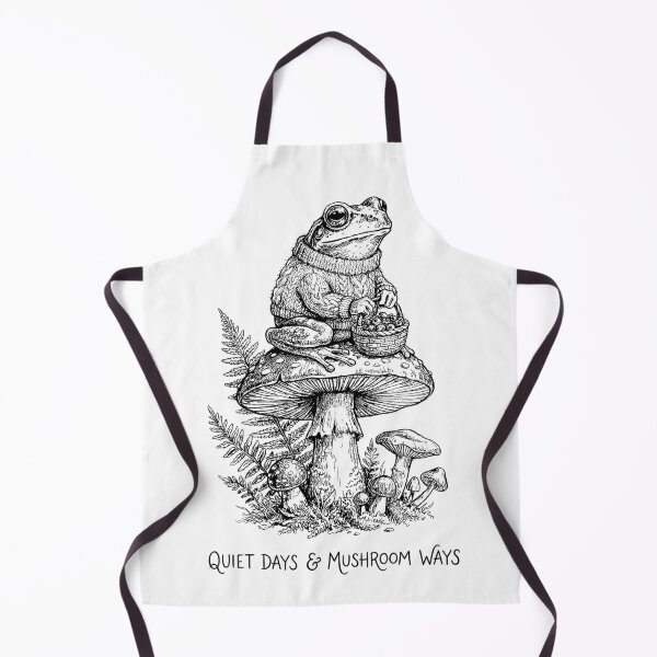 Item preview, Mushroom Forager Frog & Toadstool - Cottagecore Aesthetic designed and sold by bapupa.