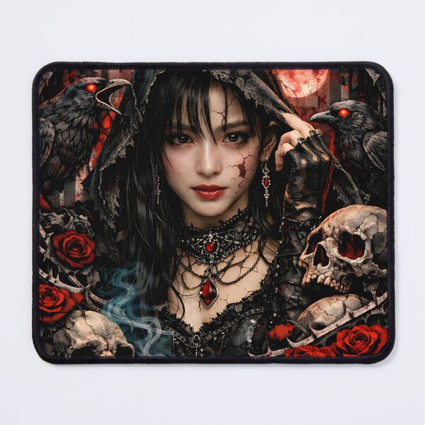 Item preview, Ahyeon BABYMONSTER Black Rose Curse Fanart Sticker designed and sold by Valereekmerch.
