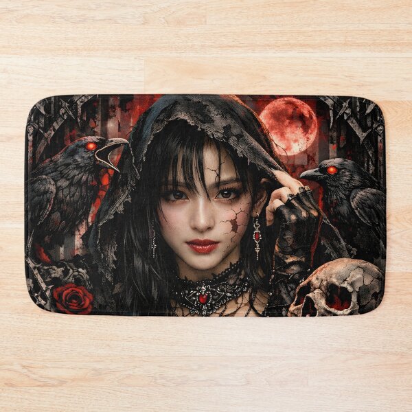Item preview, Ahyeon BABYMONSTER Black Rose Curse Fanart Sticker designed and sold by Valereekmerch.