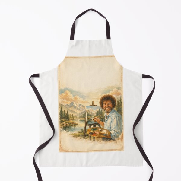 Item preview, Bob Ross Easel Painting Scenic Mountain Reflection Landscape designed and sold by Places On Earth.