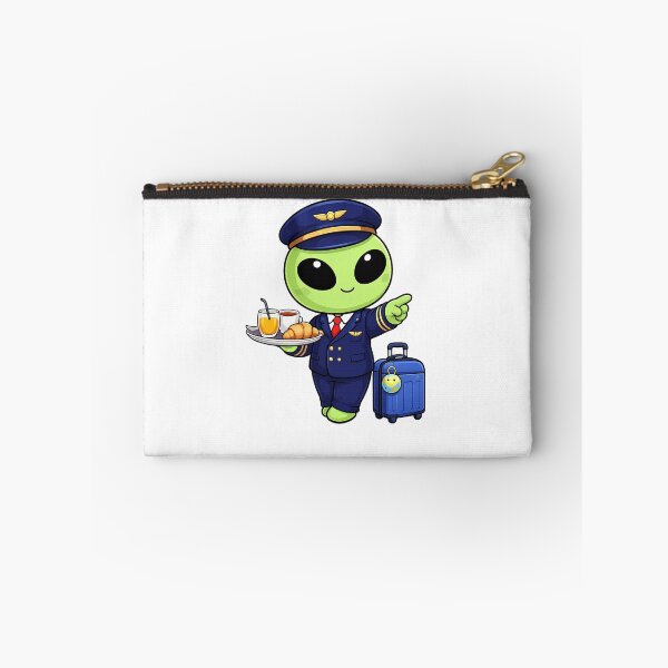 Item preview, Cute Alien Flight Attendant | Kawaii Travel Steward Design designed and sold by fedetrev.