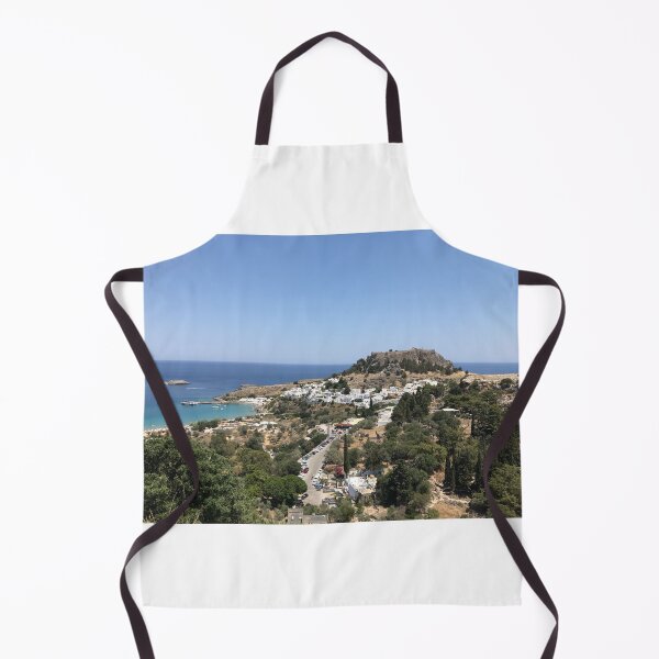 Item preview, Lindos Village Acropolis and Turquoise Sea designed and sold by T-C-P.