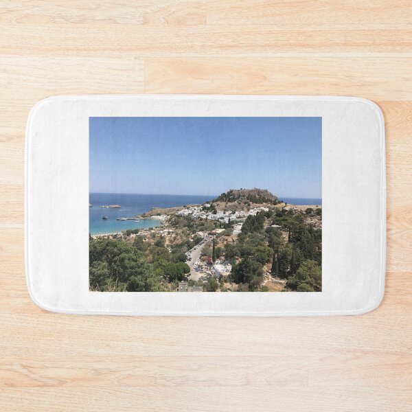 Item preview, Lindos Village Acropolis and Turquoise Sea designed and sold by T-C-P.