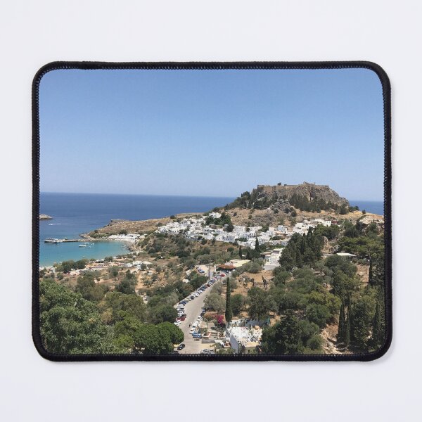 Item preview, Lindos Village Acropolis and Turquoise Sea designed and sold by T-C-P.
